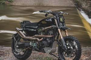 Harley Sportster scrambler wide of the mark 9 of 52