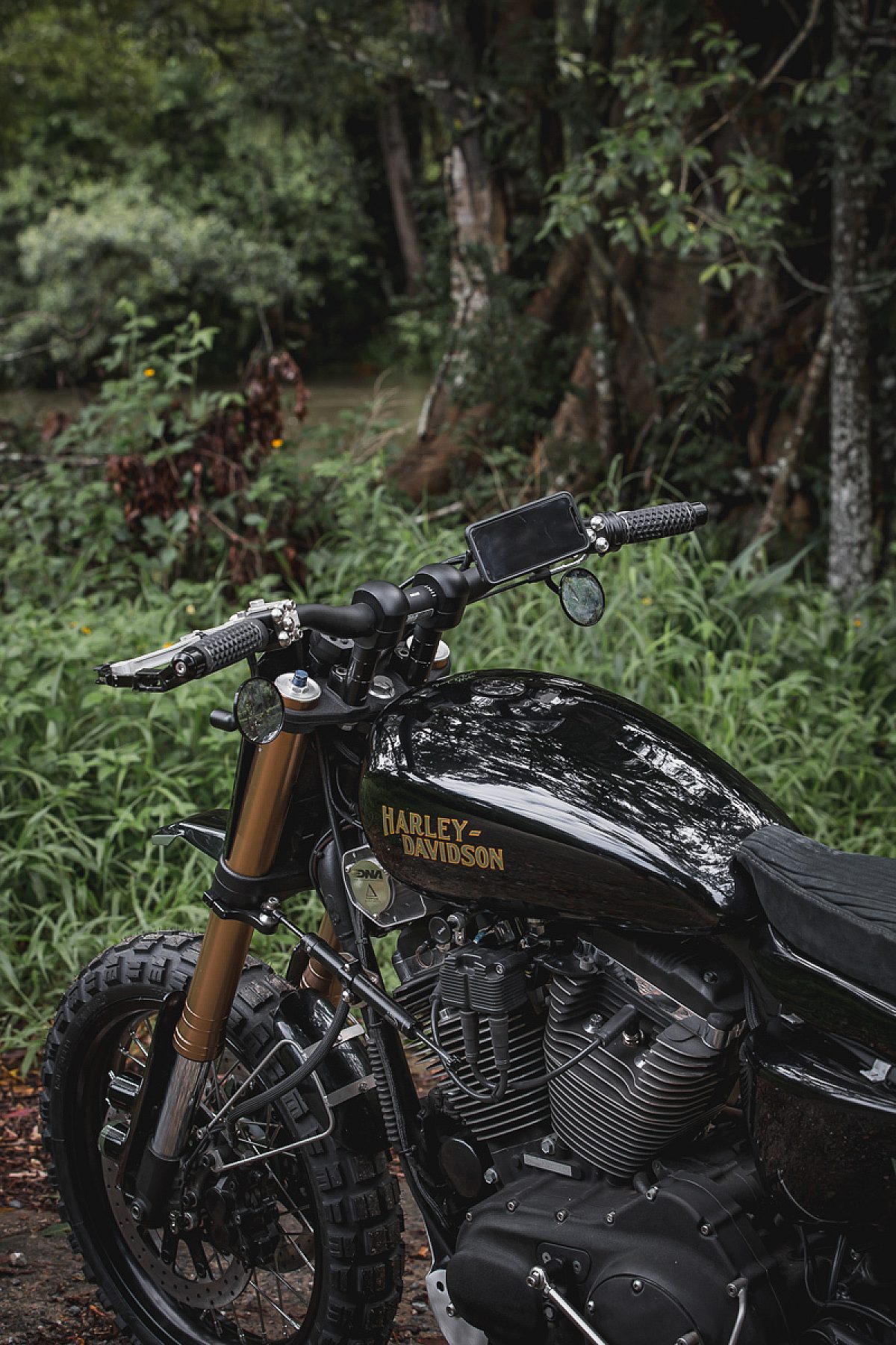 Harley Sportster scrambler wide of the mark 37 of 52